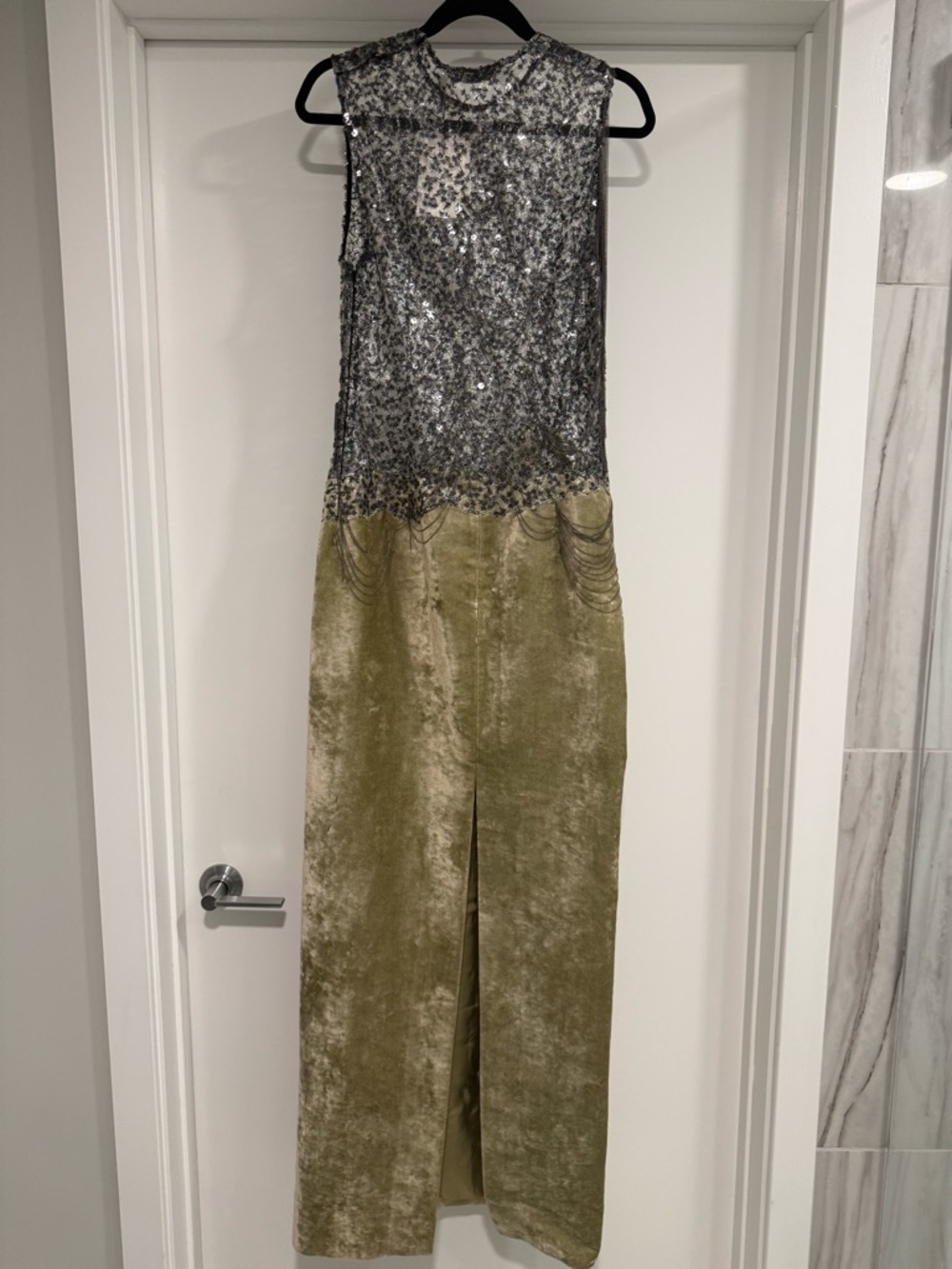NWT Christopher Esber Swept Chain Gown - Picture 5 of 12